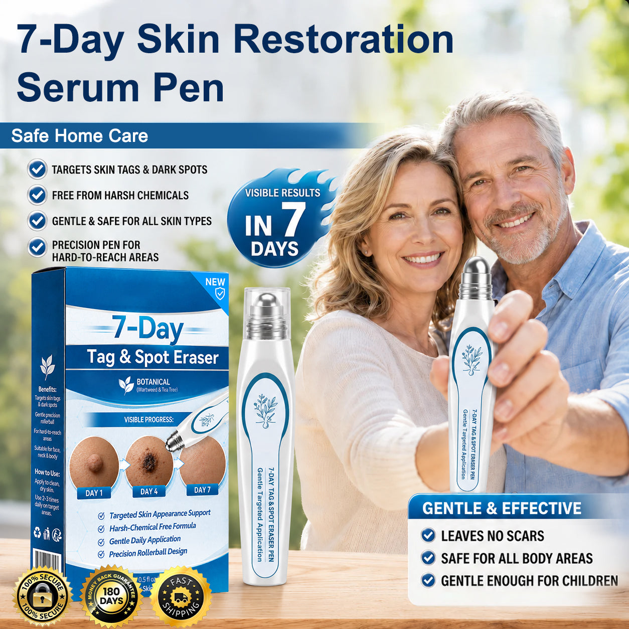 Purevoke 7-Day Tag & Spot Eraser bottle and packaging
