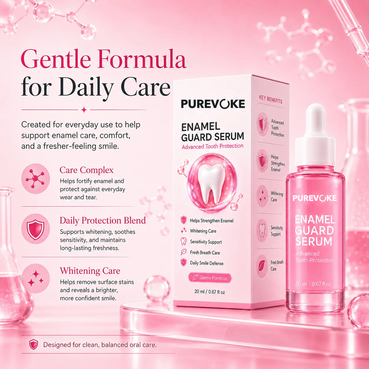 Purevoke Enamel Support Toothpaste Serum